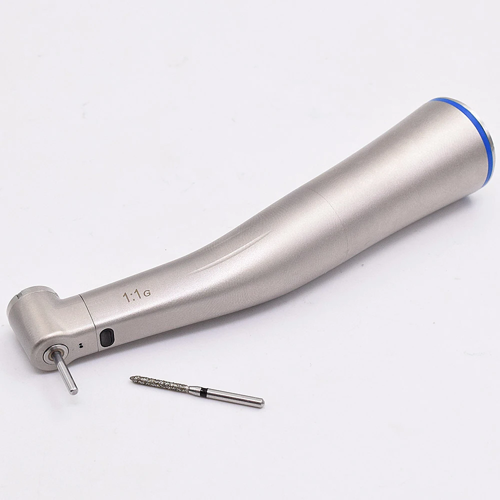 Straight Contra Angle Max X25L/X95L Dental Fiber Optic Contra Angle Low Speed Handpiece 1:1/1:5/20:1 high speed Air Turbine