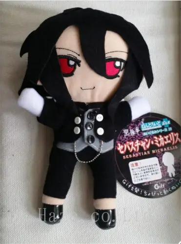 Kuroshitsuji Черный дворецкий Себастиан микаелис Ciel плюшевые игрушки куклы мягкие детские игрушки Аниме рождественские подарки