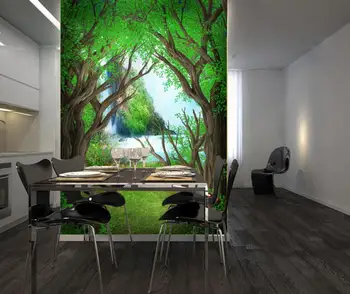 

[Self-Adhesive] 3D Waterfall 08960 Wall Paper mural Wall Print Decal Wall Murals