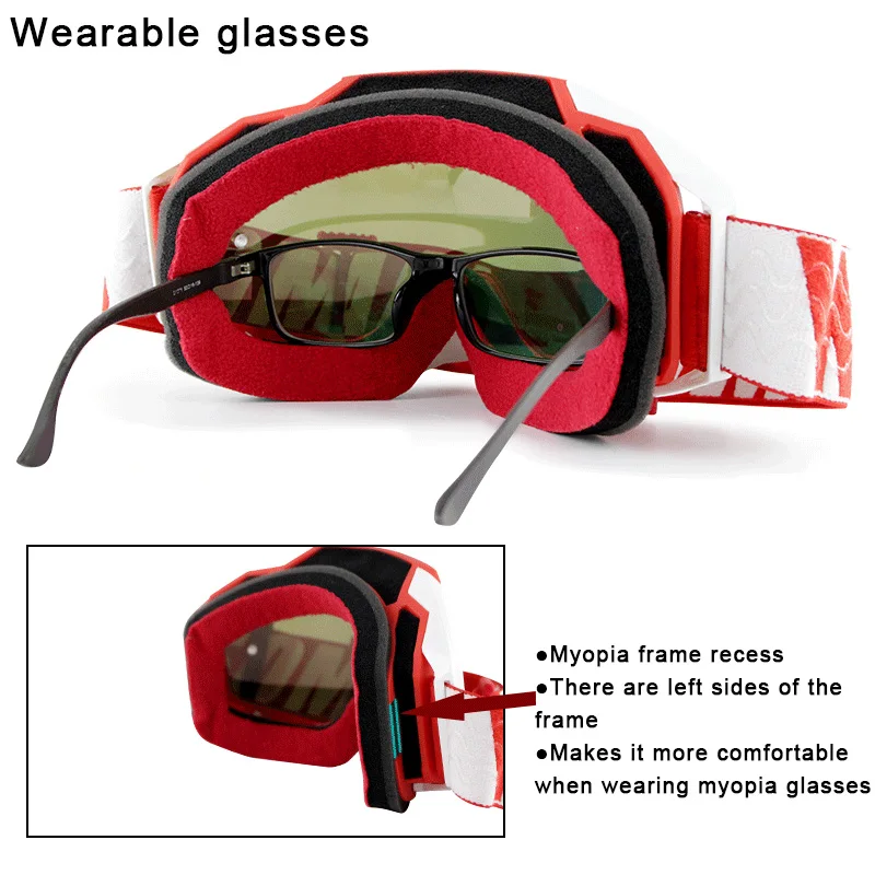 Уличные мотоциклетные очки скутер мотоцикл Велоспорт очки Gafas Мотокросс Lunette Moto MX внедорожные лыжные очки для ATV UTV