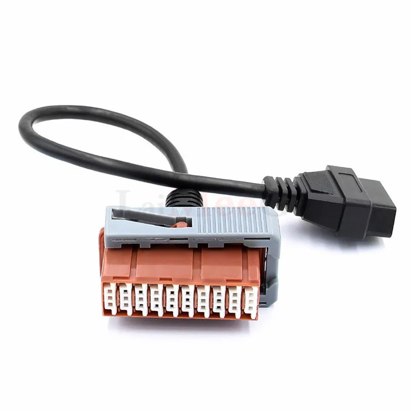 Lexia3 30 Pin Cable for Citroen Diagnostic Tool Square Interface for PSA 30pin cable 30 pin to OBD2 cable For CitroenPeugeot (2)