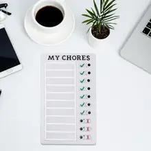 

Long Lasting Convenient Creative Clear Planing Memo Board ABS Chacklist Board Reminding for Dorm