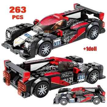 

2020 City Pull Back Super Vehicle Building Blocks MOC Technic Racing Car Model Creator Bricks Educational Toys For Children Gift