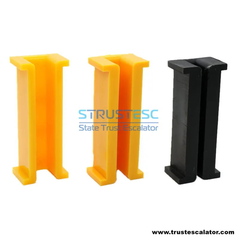 Elevator Counterweight Guide Shoe Insert L100mm Groove Width 6/10/16mm For Otis elevator guide shoe insert