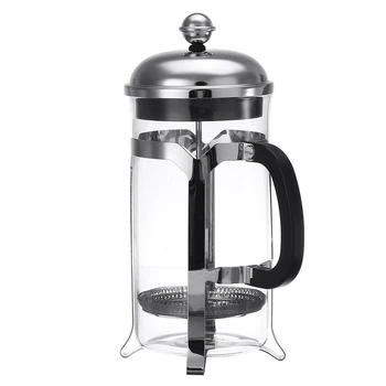 

1000ml Glass Manual French Press Coffee Pot Coffee Tea Percolator Filter Espresso Maker Infuser Kettle Pot Brewer Tools Kitchen
