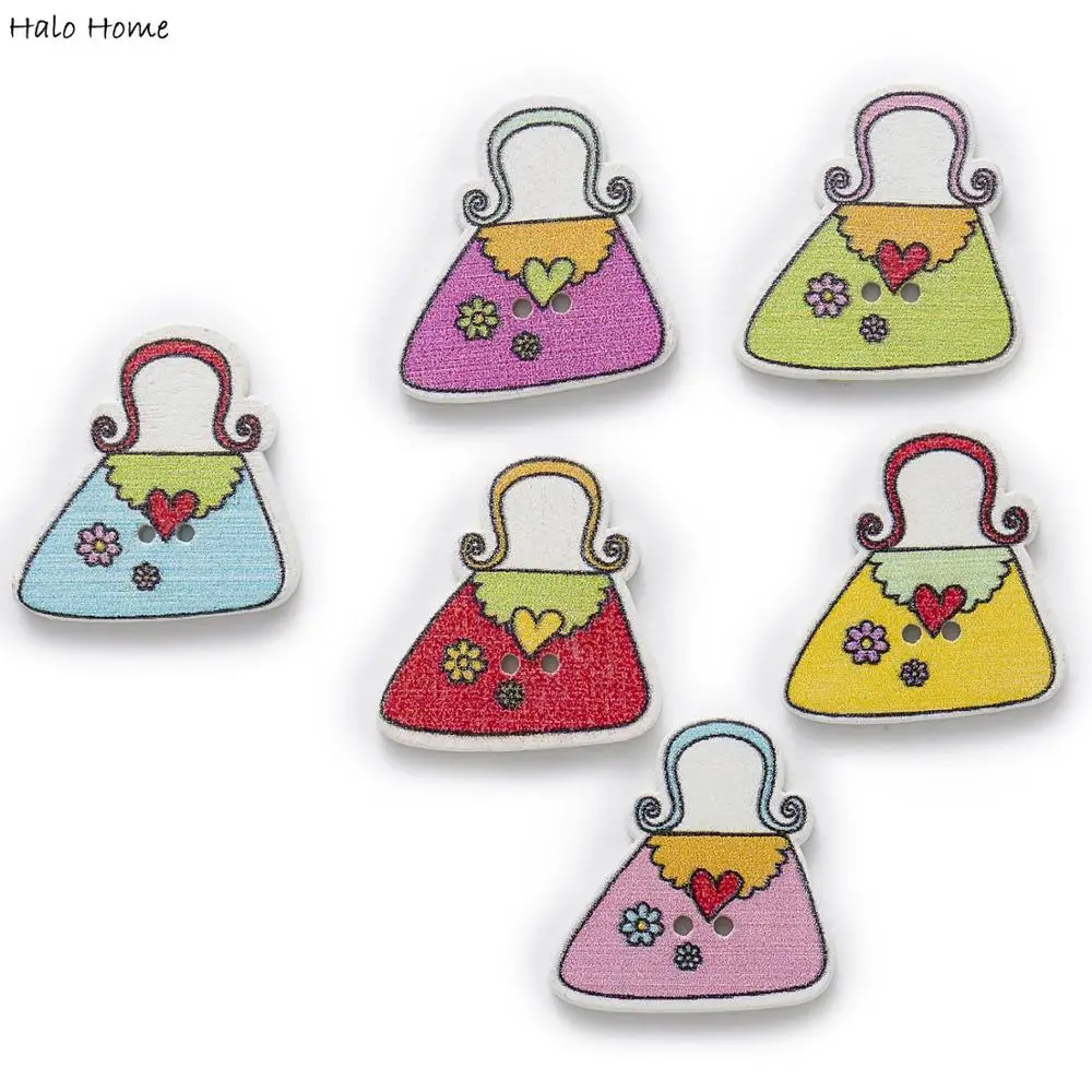 30 шт. сумки деревянные пуговицы для пришивания Скрапбукинг одежда повязка на