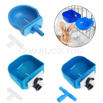 

Rabbit Automatic Drinker Water Feeder Fix Bowl Stainless Steel Equipment Nipple Drop Shipping