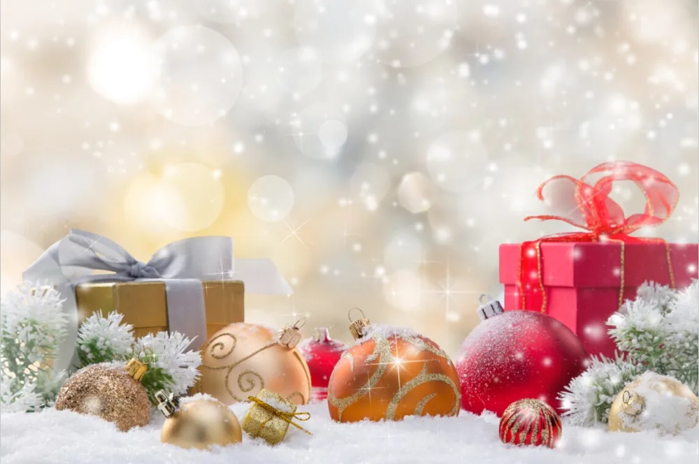 

SHENGYONGBAO 3m*2m Vinyl Custom Christmas Photography Backdrops Prop Photo Studio Background HU-06252