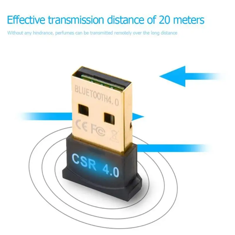 USB Bluetooth адаптер тонкий дизайн для динамика ПК компьютер USB Bluetooth ключ BT4.0 аудио музыкальный приемник адаптер