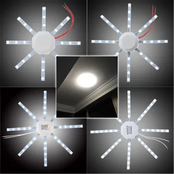 

LED Panel Downlight 12/16/20/24W Round 5730SMD Bedroom Living Room Ceiling Panel Down Lights Bulb Lamp White 220V#25