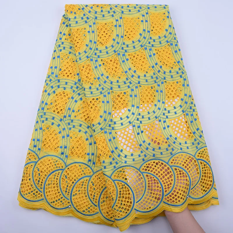 

Swiss Lace fabric 2020 Latest Dry Lace With Stone African 100% cotton fabrics Swiss voile lace Nigeria Tulle popular Dubai styl
