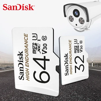 

SanDisk Memory Card High Endurance Video Monitoring 32GB 64GB MicroSD Card SDHC/SDXC Class10 for Video Monitoring Flash Card