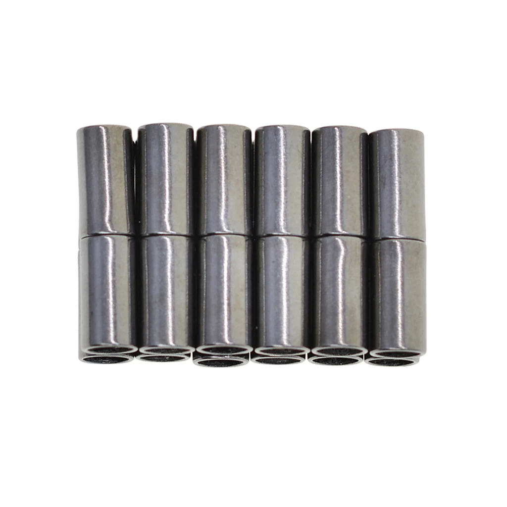 12 Set Brass Magnetic Clasp Connector Fasteners Buckle Jewelry Making Findings Accessories for DIY Kumihimo Bracelet Necklace