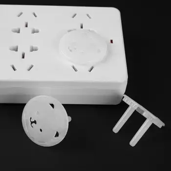 

10pcs/Set Bear EU Power Socket Electrical Outlet Cover Protection Children Baby Safety Anti Electric Shock Plugs Protector Cover