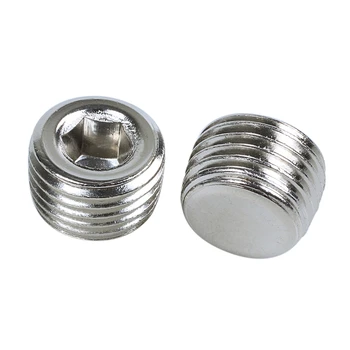 

20pcs Hex Head Pipe Plug Connector Coupling Adapter 1/4 NPT Male Thread