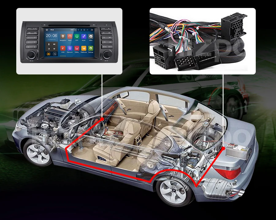 Ips DSP Восьмиядерный 4 Гб ОЗУ 64 Гб ПЗУ Android 9,0 автомобильный dvd-плеер Мультимедиа gps навигация для BMW E39 X5 5 серии поддержка DAB+ TPMS