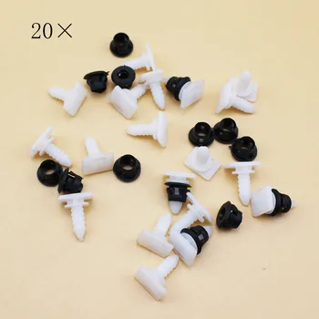 

Car Styling 20PCS/lot COVER TRIM CLIPS GROMMETS KICK 191853577A Door Moulding Clips & Grommet for VW Golf Jetta MK2 Corrado