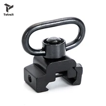 TOtrait петля поворотное крепление нажимное алюминиевое 1-1/" 20 мм Weaver или Picatinny Rail крепится быстросъемное кольцо для слинга комплект адаптер Черный