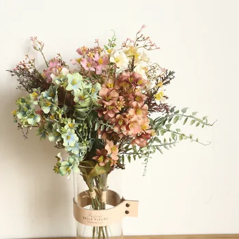 

Fake Silk Flower Bouquet Artificial Touch Decorative Flower Wedding Holding Flower Road Lead Flower Home Decoration Fake Flowers