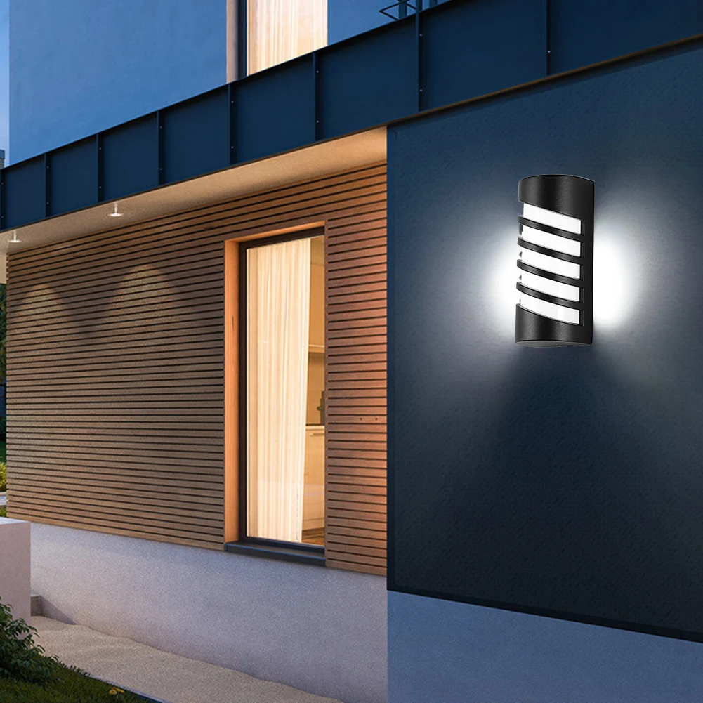 Decoration Indoor Corridor Courtyard Modern Security Waterproof Motion Activated With PIR Sensor Outdoor Wall Light Aluminum Led