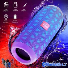 50# TG117 Bluetooth открытый динамик водонепроницаемый портативный беспроводной Колонка громкий динамик коробка Поддержка TF карта FM радио Aux вход