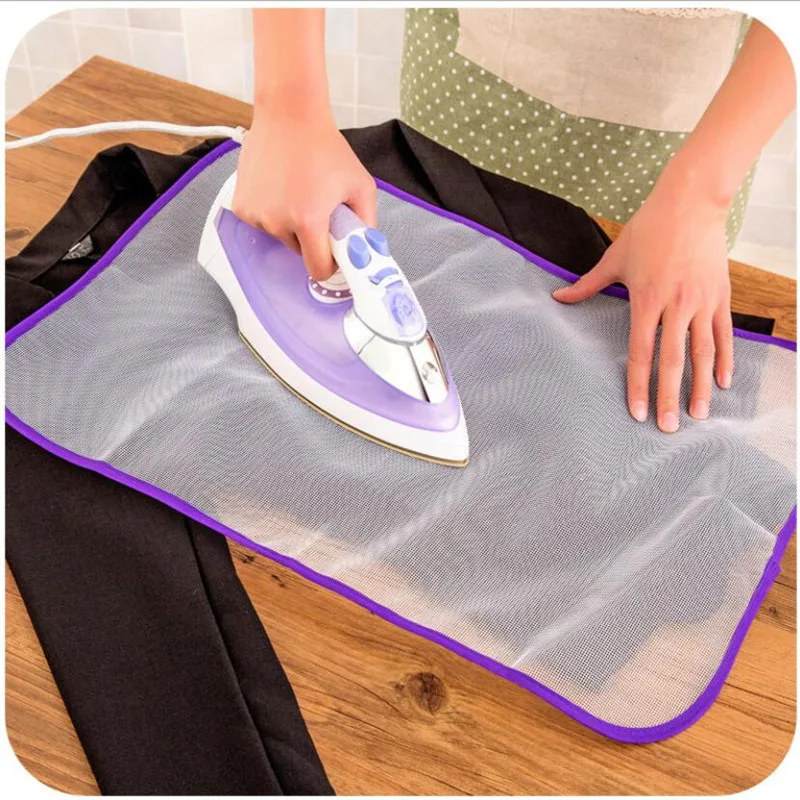 Description Picture 3 of itemProtective Insulation Ironing Board Cover Random Colors Against Pressing Pad Ironing Cloth Guard Protective Press Mesh Home Tool
