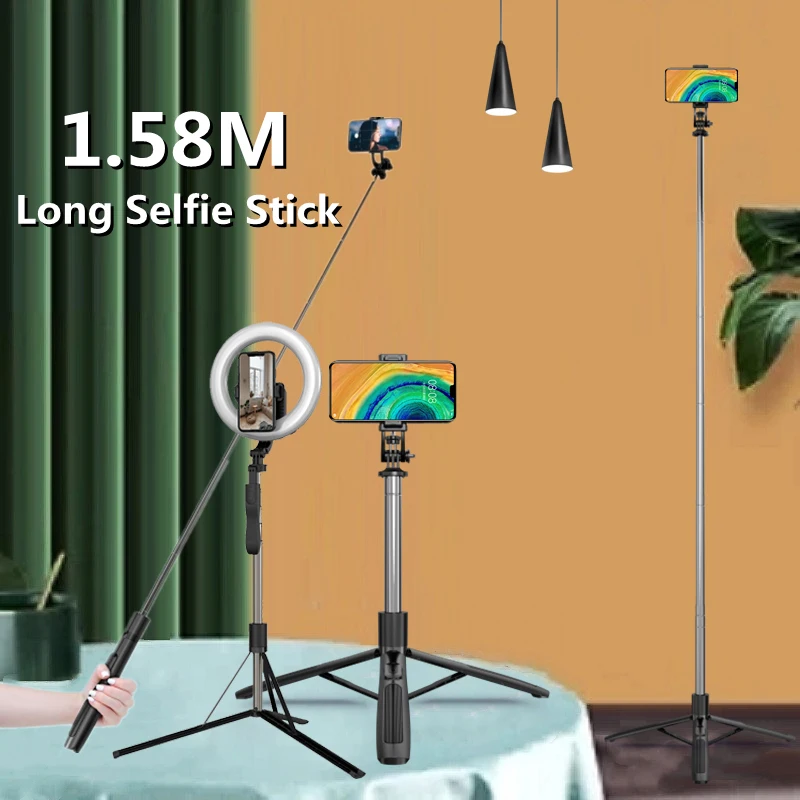 Holder for Phone Stand Desktop Live Broadcast Bracket Fill Light with Mobile Clip High-definition Ring Selfie stick | Электроника