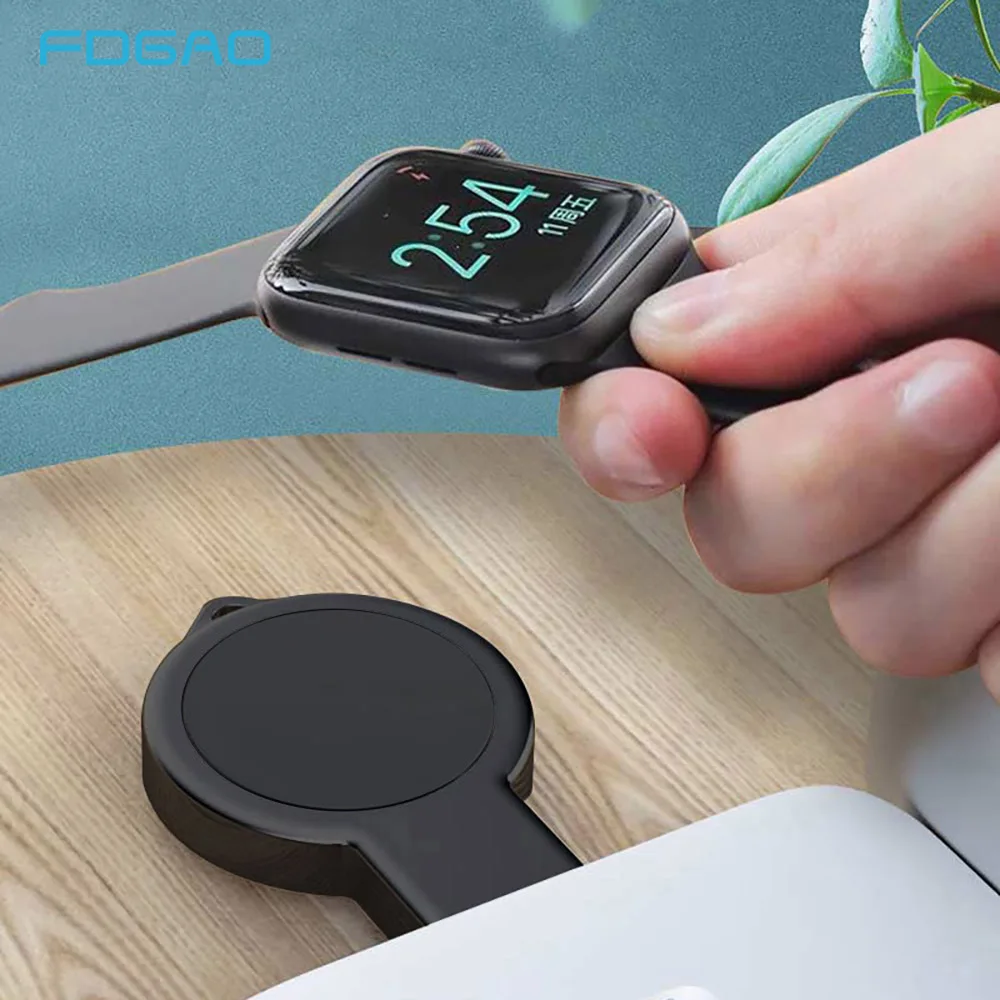 

FDGAO Portable Wireless Charger For IWatch Magnetic Charging Dock Station Fast USB Charge Cable for Apple Watch Series 4 3 2 1
