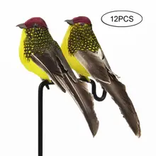 12 шт Имитационные птицы искусственные перья пена голуби Свадьба День святого Валентина