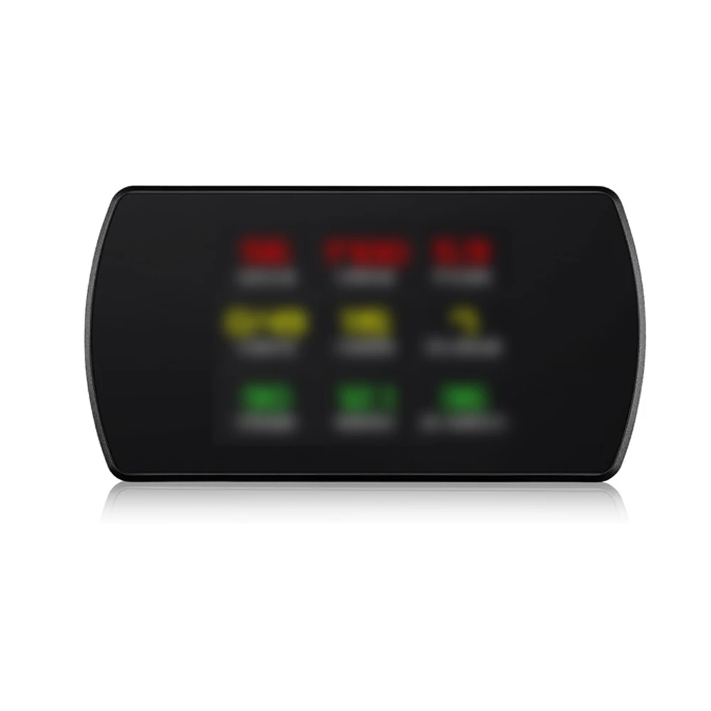 OBD2 gps HUD Автомобильный бортовой компьютер 4," HD TFT цифровой скоростной проектор OBD дисплей хладагент код неисправности топлива прозрачный