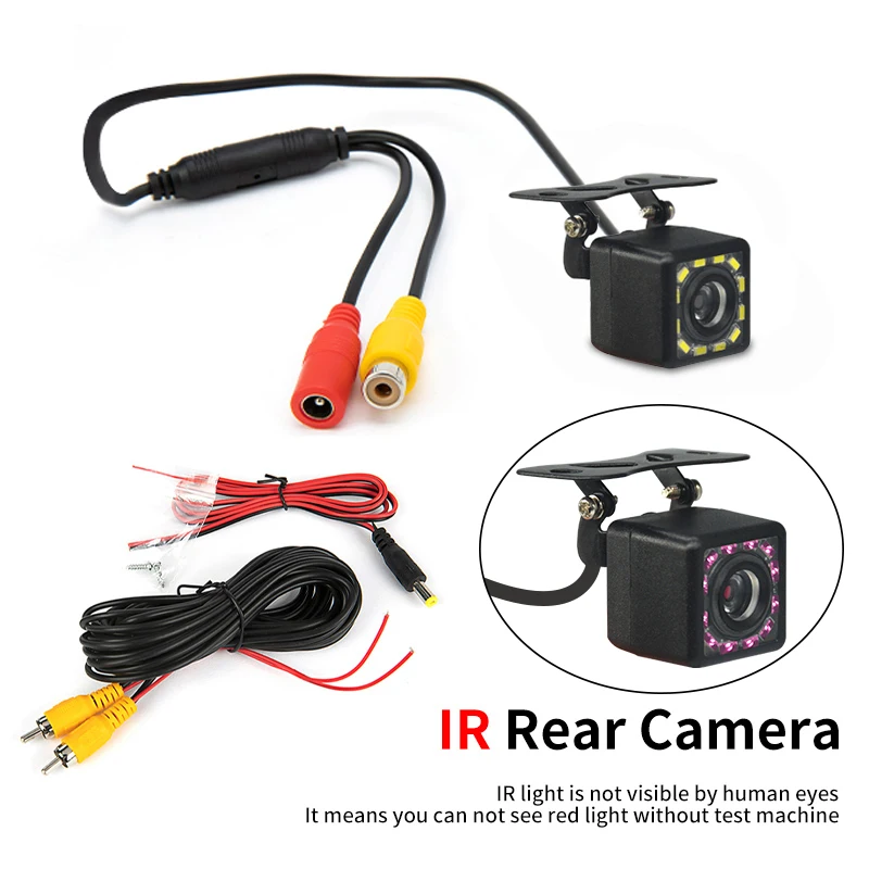 Hippcron Car Rearview Mirror Monitor 4.3 Or 5 Inch HD Video Auto Parking Monitor For Night Vision LED Reversing Cameras car parking monitor