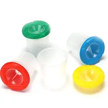 4 цвета водостойкие краски канистры с колпачками и 4 части цвета ассорти детский набор кистей для рисования