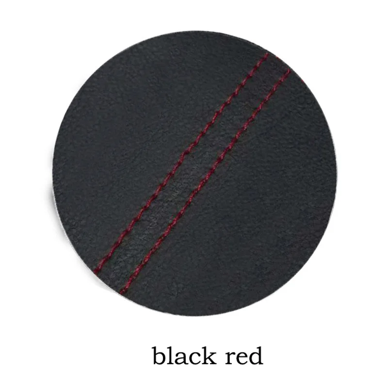 1/2 пара дверные ручки Панель s подлокотник из микрофибры Чехлы для Honda civic 10th поколения Панель крышка - Название цвета: black red full door
