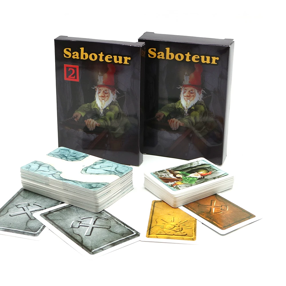 Heißer Verkauf Mehrere Sprache Regeln Saboteur 1/Saboteur 2 Expansion,  Karten Spiel Tabelle Spiel, Brettspiel|Brettspiele| - AliExpress