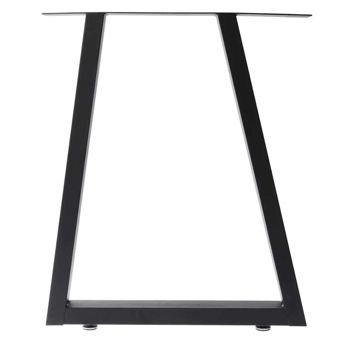 Industrial Trapezium Design Table Legs For Dining Benches Office Desks Table Legs New Furniture Feet End Table Legs 60*72cm(L*H)