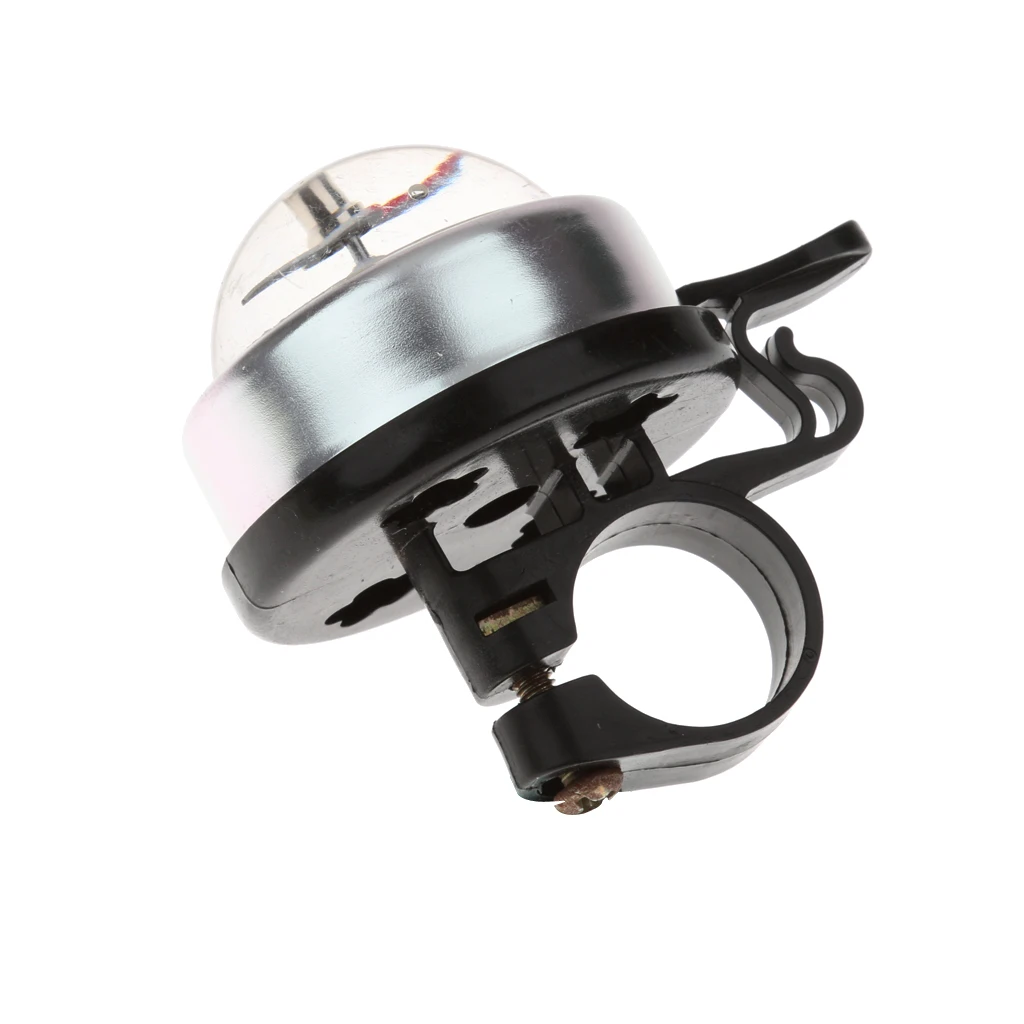 Sliver Bicycle Safety MTB Mountain Rode Bike Ring Alarm Bell Compass Alloy & Plasitc Bicycle Accessories