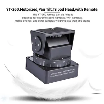 

Portable Remote Control Motorized Pan Tilt Head For Extreme Camera Wifi Camera And Smartphone