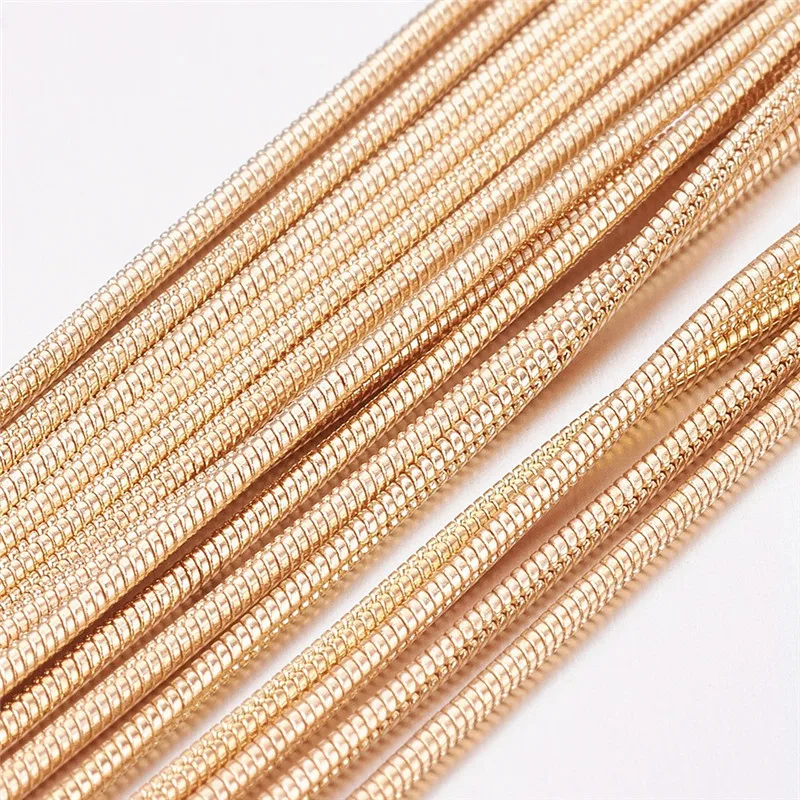 

100 Yard 1mm Soldered Brass Snake Chain for Jewelry Making DIY Bracelet Necklace Accessories Findings