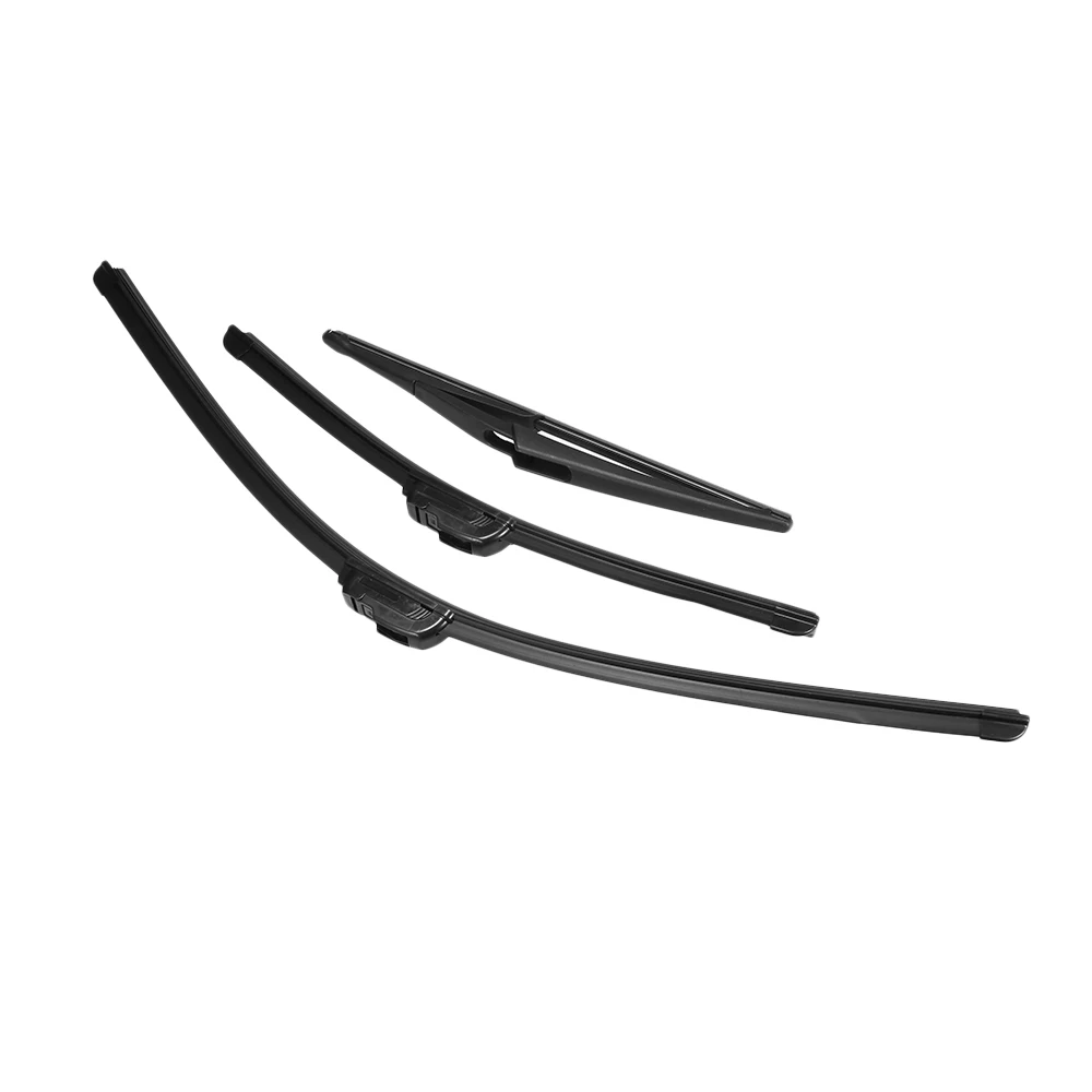 

3PCS NEW FRONT and Rear Wiper Blade WINDSCREEN WIPER BLADES 26"16" 12" For Ford Fiesta MK6