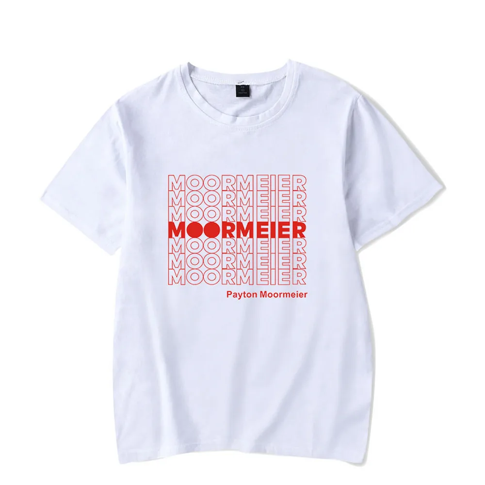 Футболка Payton Moormeier PYTN с буквенным принтом для женщин и мужчин летняя модная