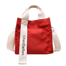 Корейская Холщовая Сумка через плечо на молнии, роскошные женские сумки, дизайнерская женская сумка-мессенджер, женская простая сумка с буквенным принтом#25