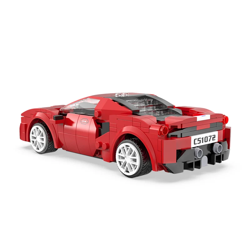306 шт. Конструкторы Creator MOC Technic RC гоночный автомобиль строительство красный 488