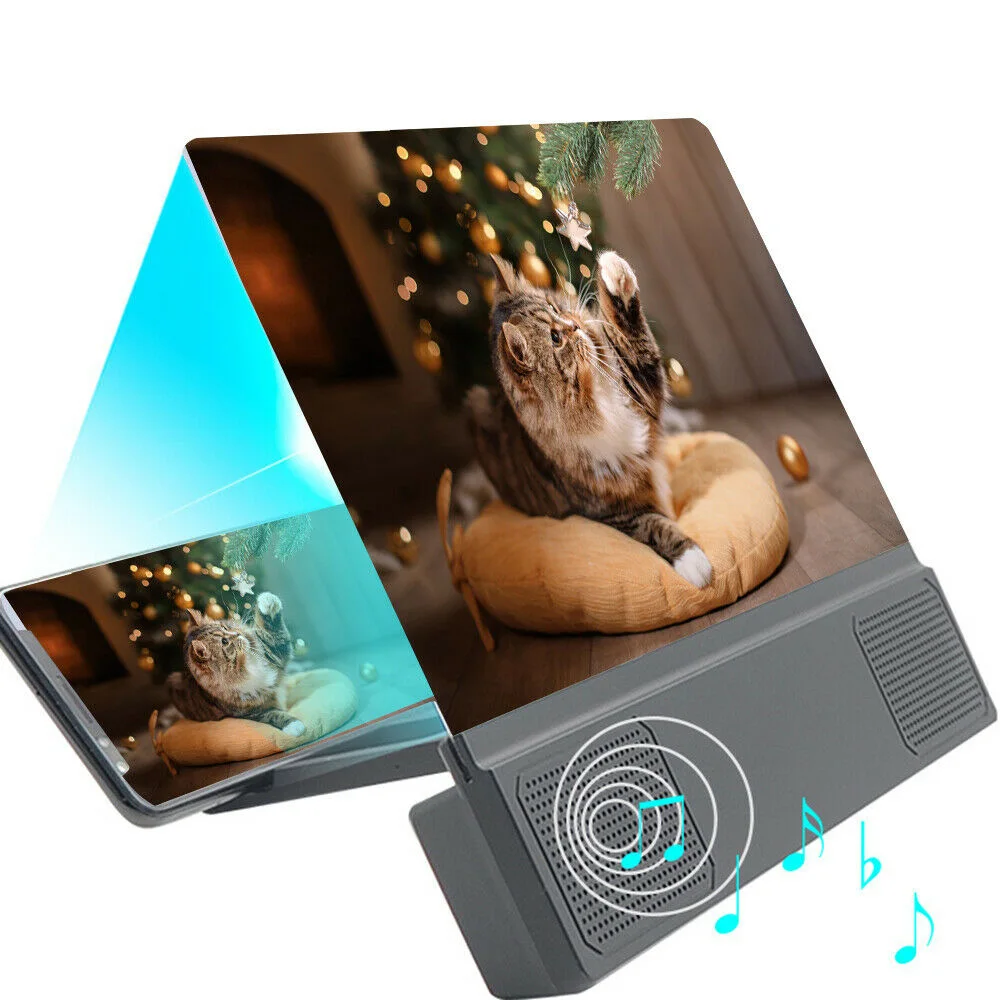3D экран Лупа мобильный телефон Bluetooth стерео динамик HD усилитель