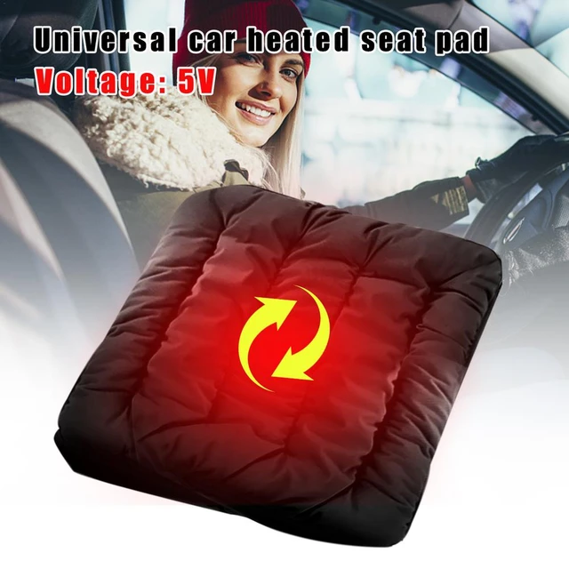 Cuscino riscaldante elettrico USB per auto 5V cuscino per massaggio  riscaldante per sedile a doppio scopo cuscino riscaldato invernale per  sedie da ufficio per auto - AliExpress