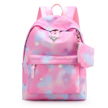 

School bags Schoolbag Backpack for Girls Outdoor travel backpack for teenage girls Harajuku printing star sweety backpack