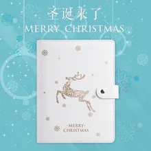 Cute Christmas Planner 2020 Notebook A5 Binder Bullet Journal Organizer Spiral Diary Plan Note Book Line Handbook Stationery Set jamie vigorous double color spiral notebook a5a6 binder planner bullet journal daily planner 2018 chancellory vintage stationery