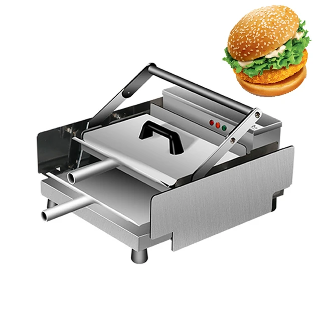 220V Hamburger Toasting Machine Burger Grill Double Batch Bun Toaster Heater _ - AliExpress Mobile