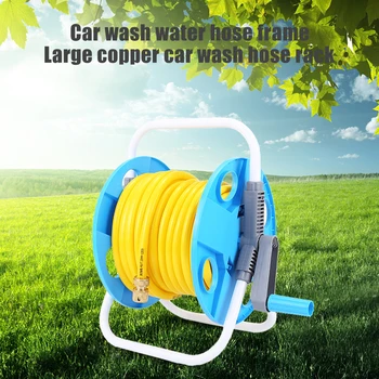 

High Pressure Garden Sprinkler Nozzle Adjustable Car Washing Water Gun Rack