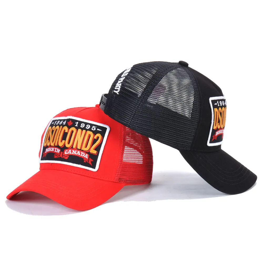 Бренд DSQ Casquette шапки с одноцветным узором шапки с буквами DSQ2 Casquette Dad хип-хоп бейсболка Snapback кепки для мужчин и женщин