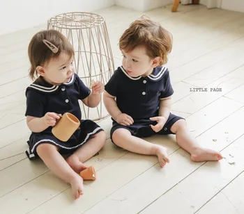 

0-24M Baby Boy Romper Clothes Preppy Style Newborn Girl Rompers Cotton Long Sleeve Jumpsuit Outfit Clothes Kids Onesie Spring